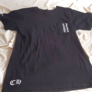 Chrome Hearts Black Shoulder Logo Pocket tee